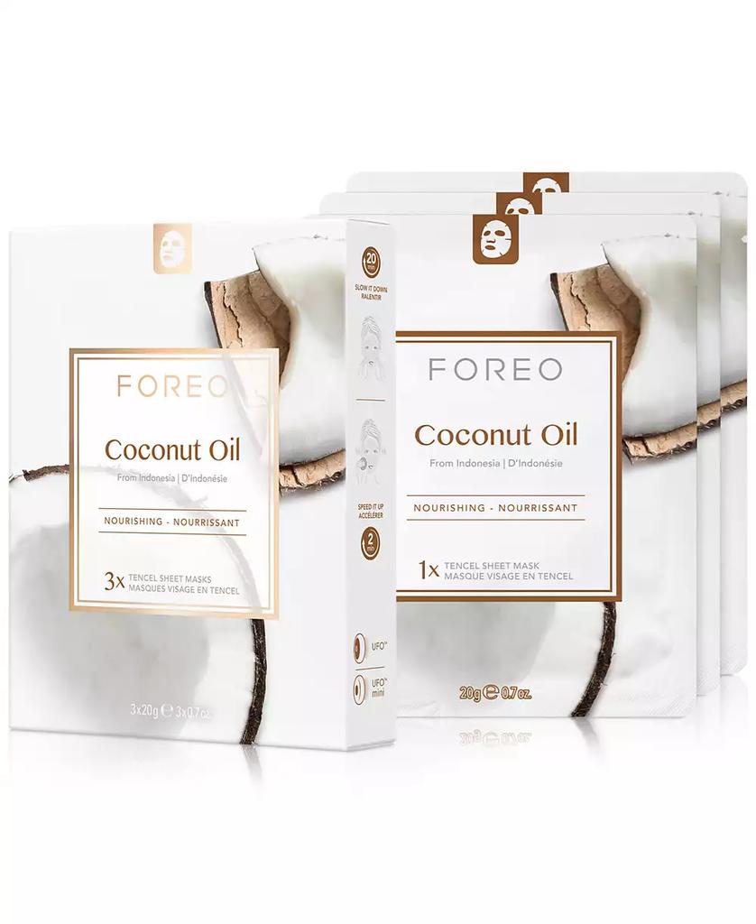 Foreo Farm To Face Sheet Mask - Coconut Oil, 3-Pk.
