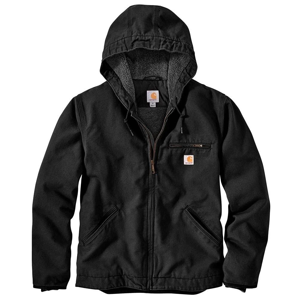 Carhartt Carhartt Men's 104392 Washed Duck Jacket - Sherpa Lined 1