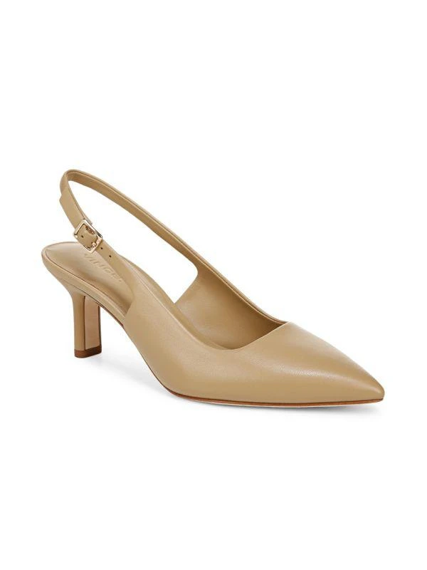 Vince Pandora-B Leather Slingback Pumps 2