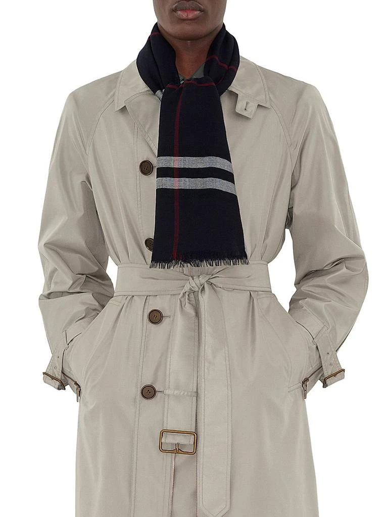 Burberry Check Wool Scarf 3