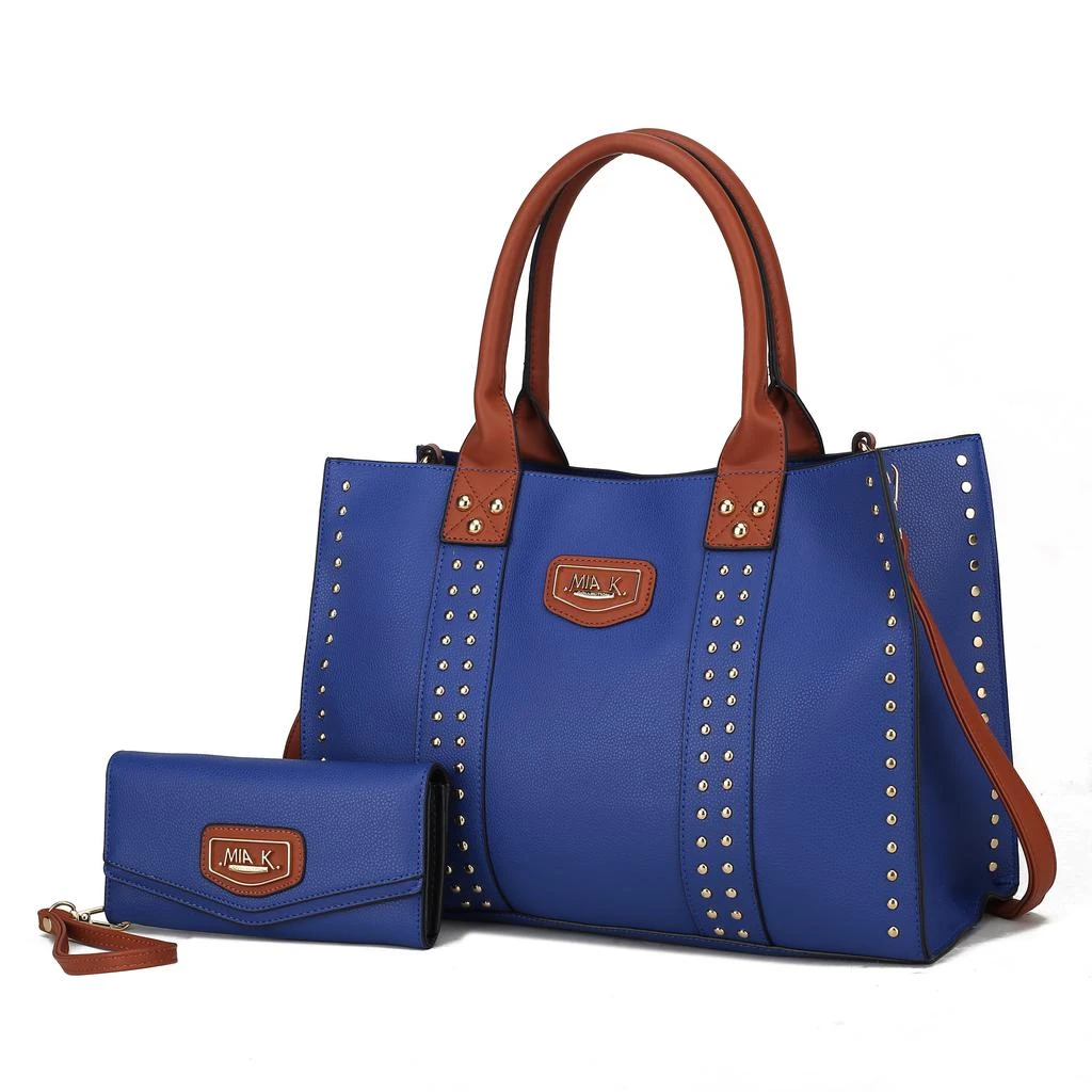 MKF Collection By Mia K. Davina Vegan Leather Women’s Tote Bag with wallet 13