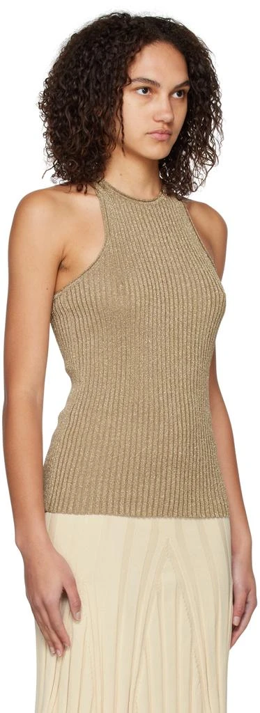 Stella McCartney Gold Sparkle Tank Top 2