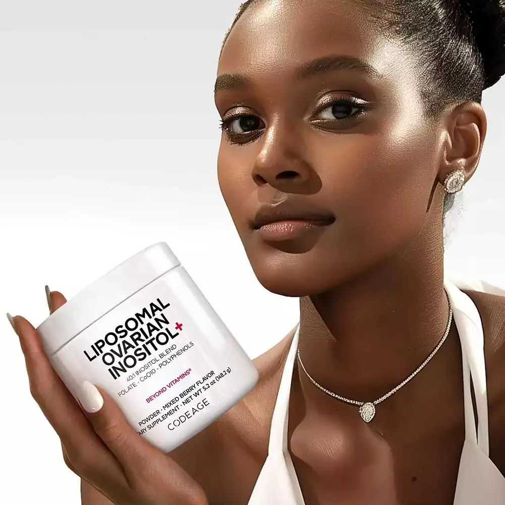 Codeage Liposomal Ovarian Inositol Powder - Myo-Inositol
D-Chiro-Inositol 40:1 Blend, Folate 5-MTHF, CoQ10, Pte
Wild Blueberry, 60 Servings 5