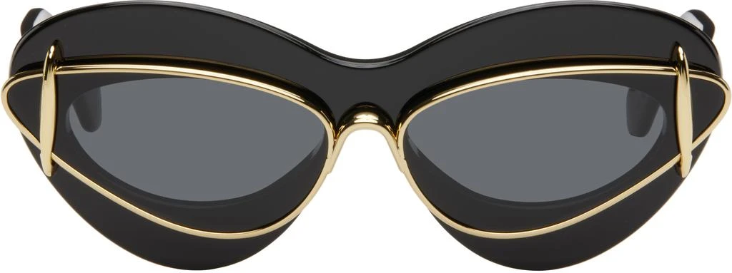 Loewe Black Cateye Double Frame Sunglasses 1
