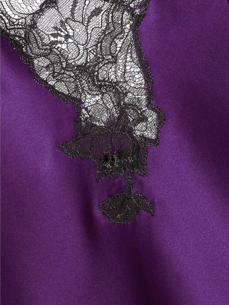 Josie Lolita Silk & Lace Sleeveless Pajamas 7