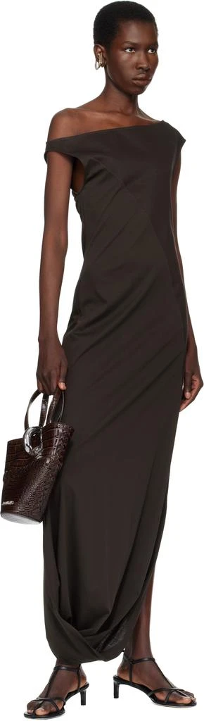 Dear Frances Black Tee Heeled Sandals 5