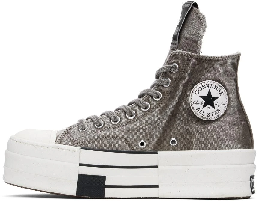 Rick Owens Gray Converse Edition DBL Drkstar Sneakers 3