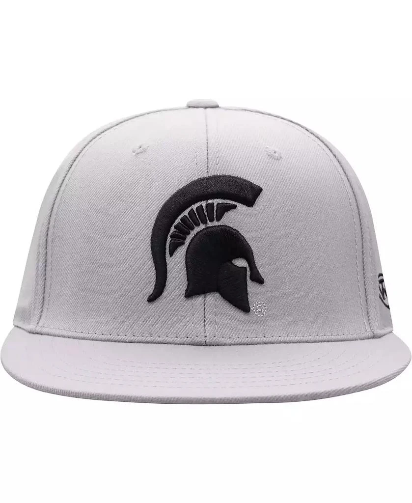 Top of the World Men's Gray Michigan State Spartans Fitted Hat 3