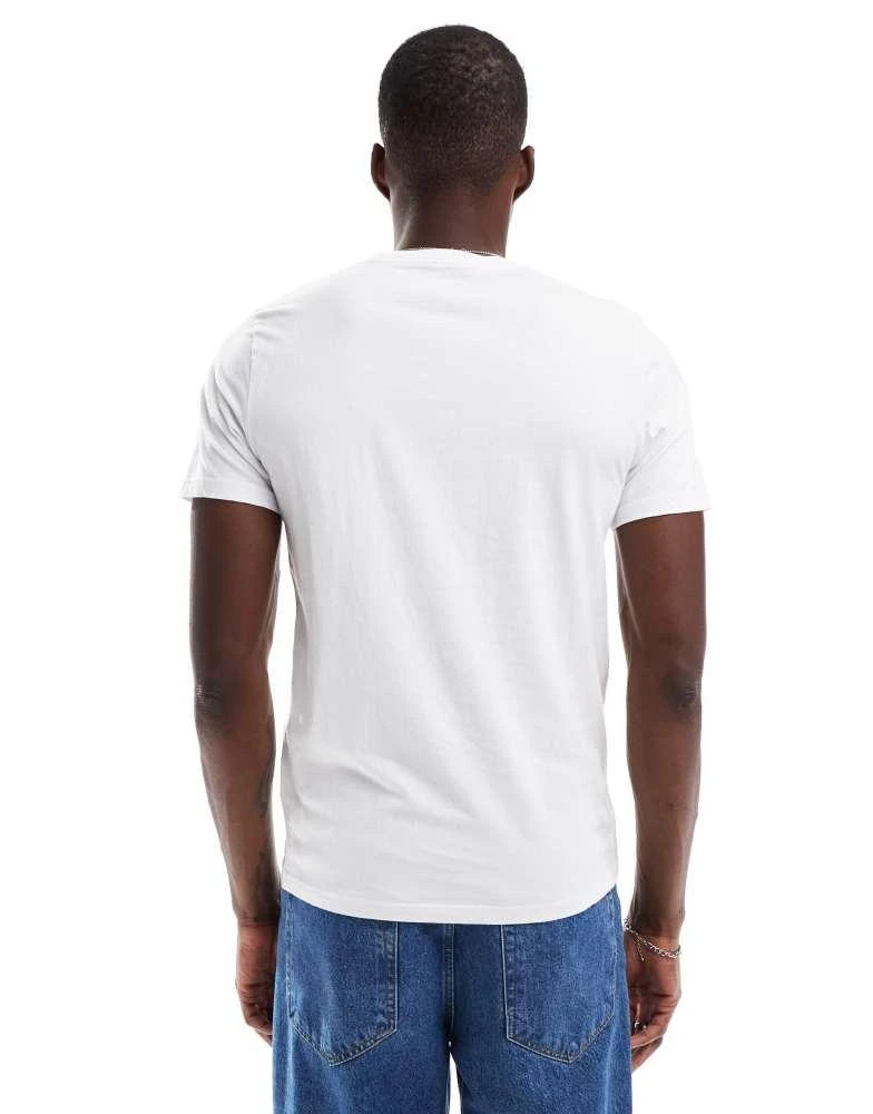 HOLLISTER Hollister icon logo t-shirt in white 4