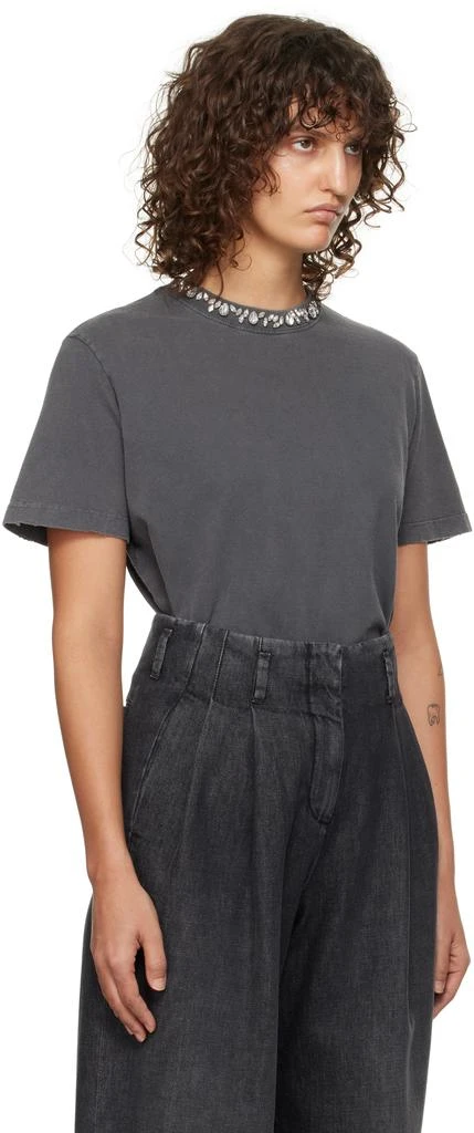 Golden Goose Gray Crystals T-shirt 2
