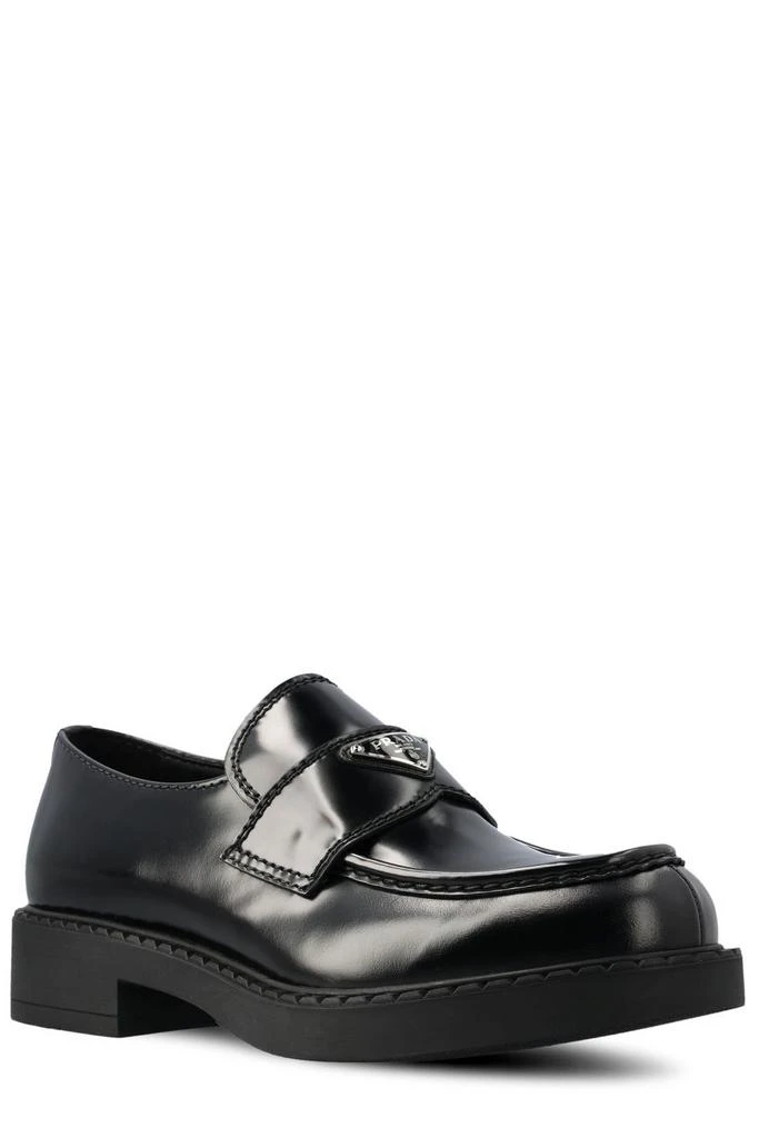 Prada Prada Logo Plaque Slip-On Loafers 2