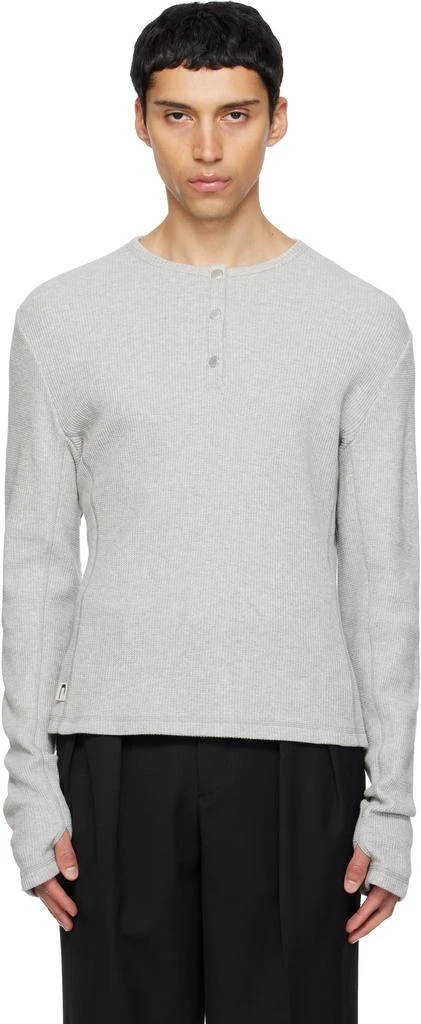 CARRER SSENSE Exclusive Gray Lis Henley