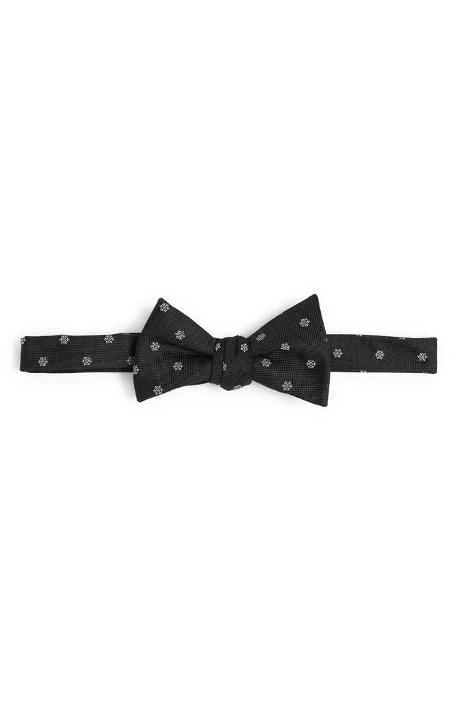 Nordstrom Holiday Snowflake Silk Blend Bow Tie 1
