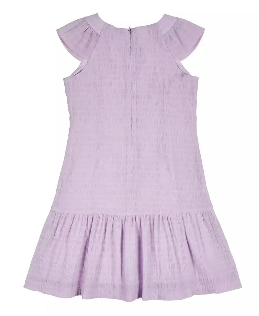 Florence Eiseman Big Girls Crinkle Lawn Dress With Shirred Hem Ruffle 3