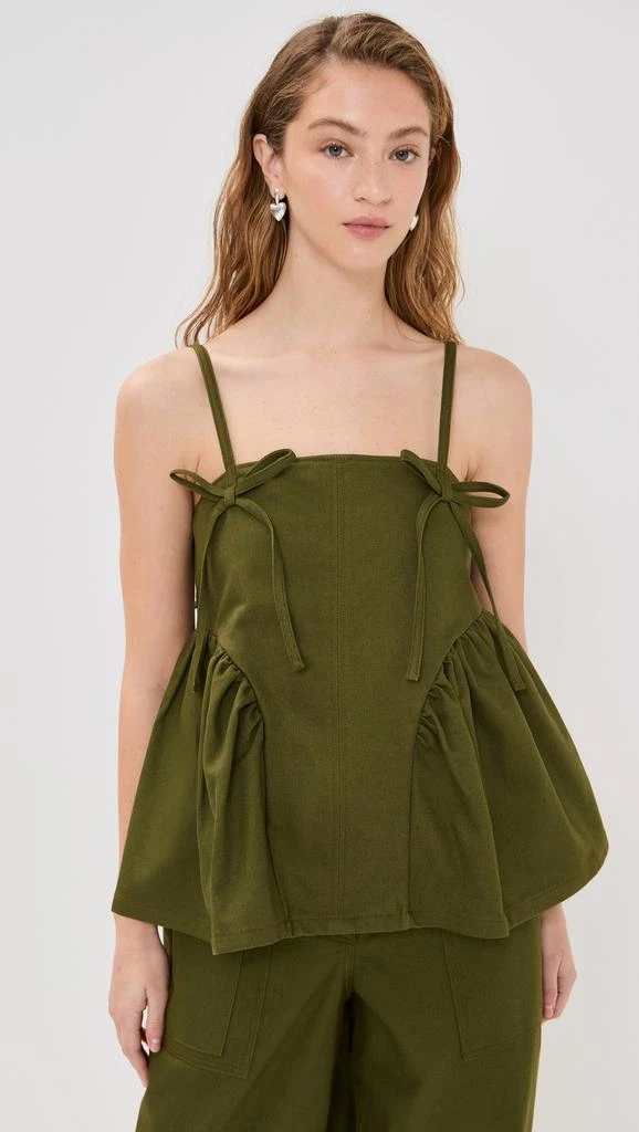 CECILIE BAHNSEN Akira Denim Top 6