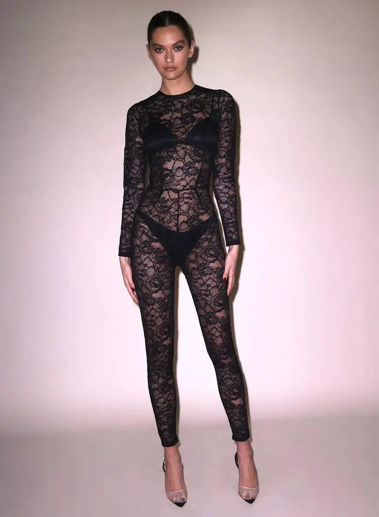 Fleur du Mal Fleur Du Mal - Lace Catsuit