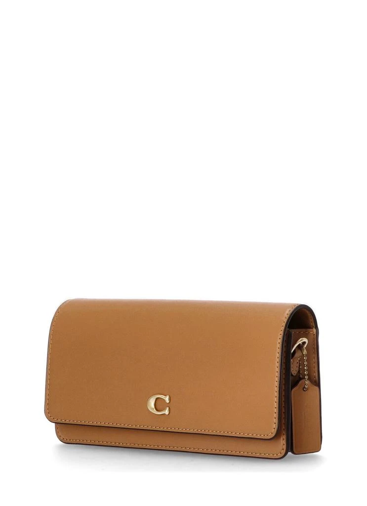 Coach Refined Calf Leather Essential Long Wallet On Chain 3