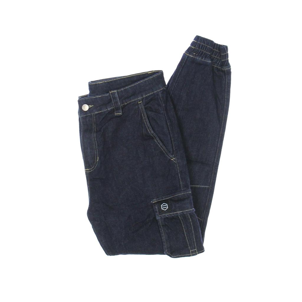 DOLLY NOIRE Men's Jeans Cargo Long 903 Denim Pants Denim Blue