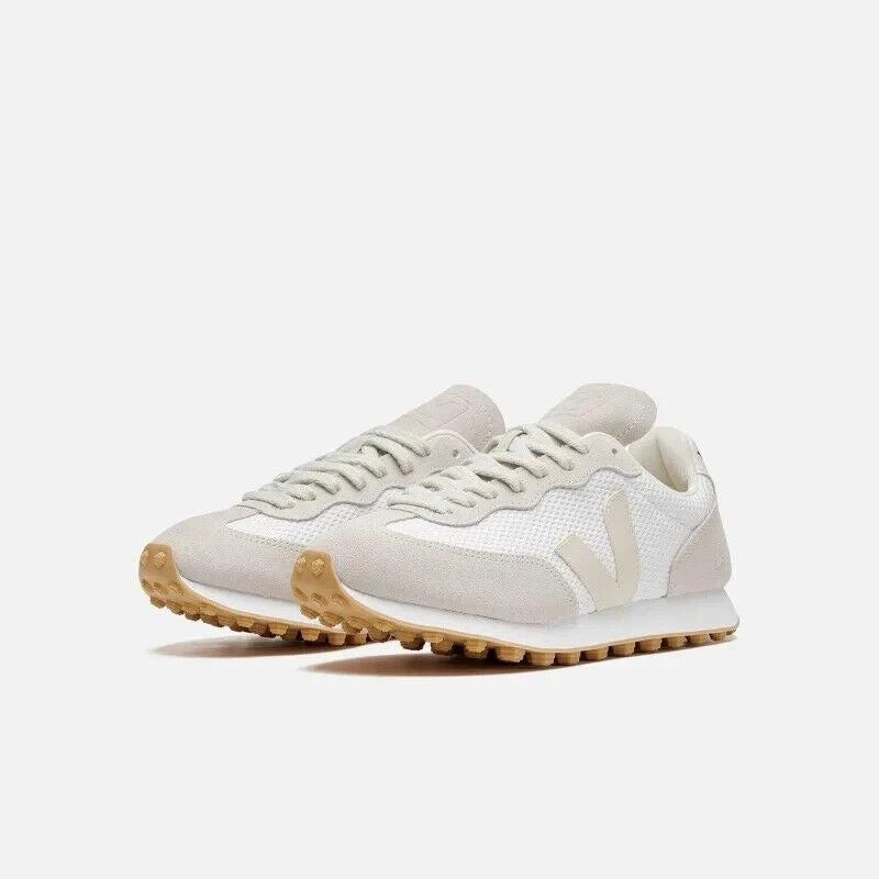 Veja Veja Rio Branco RB0102382A Sneakers Women's White Suede Low Top Training Shoes 1