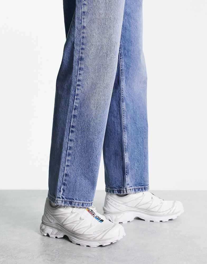 【送料&関税込】Salomon xt6 Sneakers - Unisex Salomon Salomon XT-6 unisex trainers in white and lunar rock