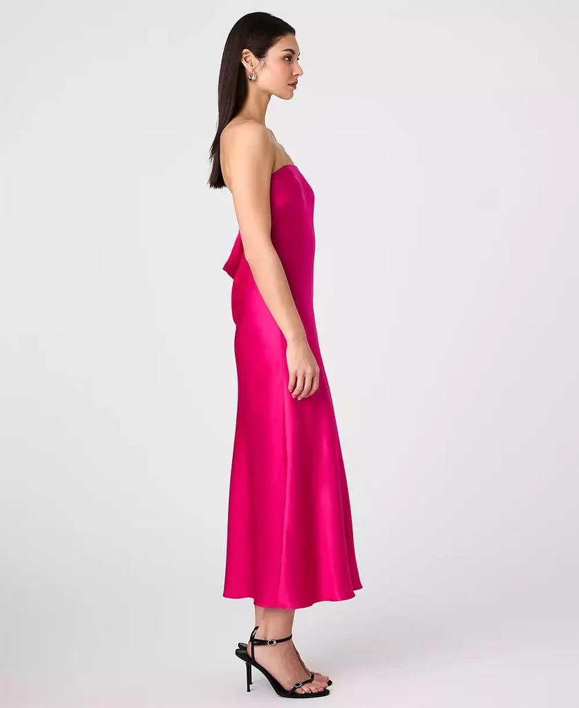 French Connection Women's Oona Satin Strapless Midi Dress 3