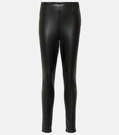 Jet Set Pegaso faux leather leggings 1