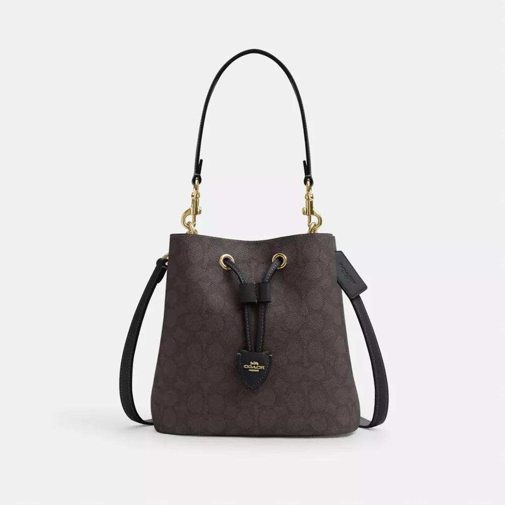 Coach Rowan Bucket Bag In Signature Canvas
