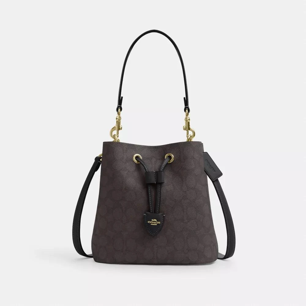 Coach Rowan Bucket Bag In Signature Canvas 1