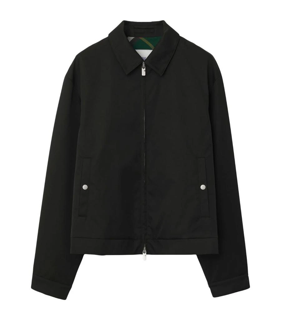 Burberry Check-Lined Harrington Jacket 1