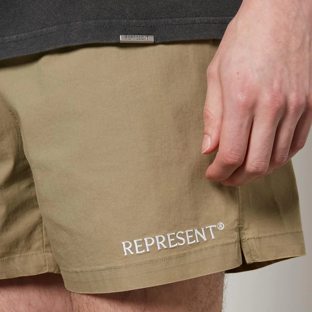 REPRESENT REPRESENT Logo-Print Cotton Shorts 4