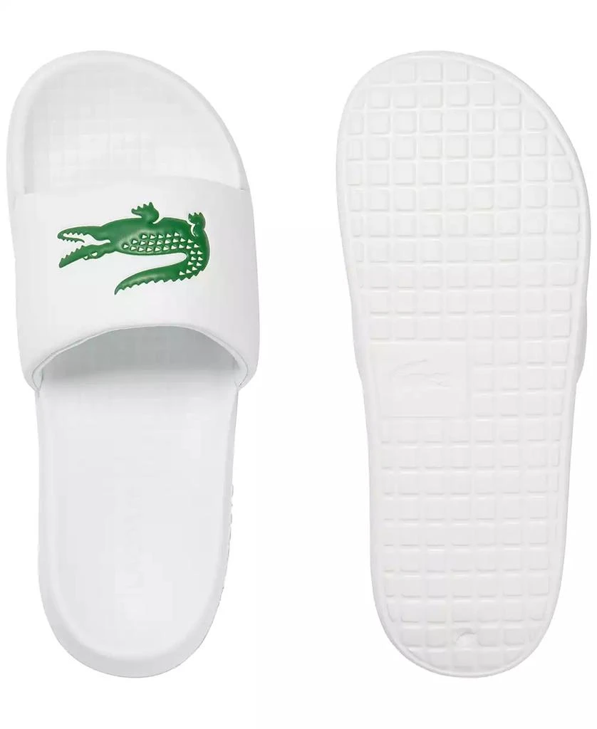Lacoste Men's Croco 1.0 Slip-On Slide Sandals 5