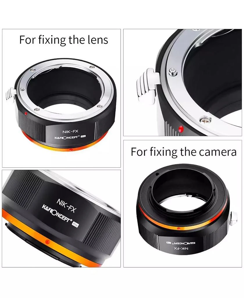 K&F Concept M11115 Nikon AI Lenses to Fujifilm X Lens Adapter Ring 7