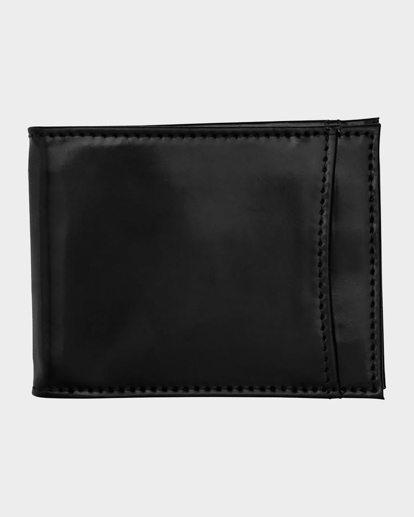 Abas Men's Cordovan Leather Money Clip Wallet