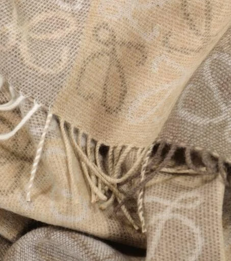 Loewe Anagram wool and cashmere scarf 5