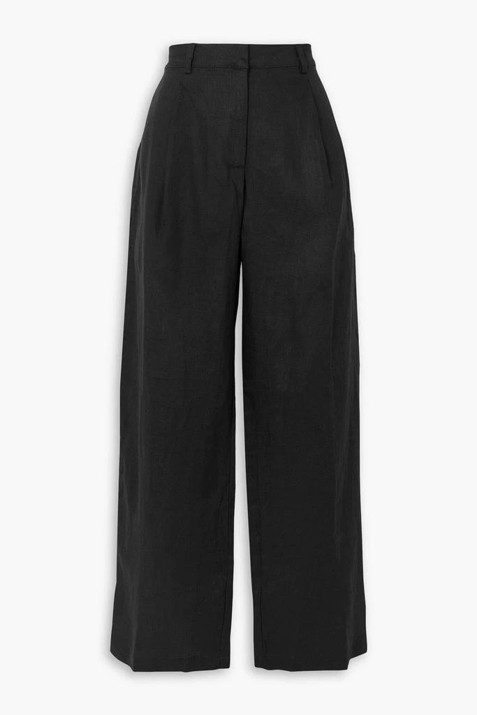 FAITHFULL El Toro pleated linen wide-leg pants 1