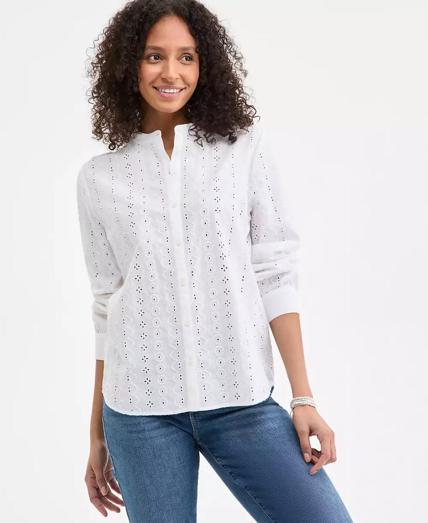 売れ筋商品|||スタイルアンドコー カットソー トップス レディース Petite Short-Sleeve Knit Henley, Exclusively at Macy's Indsutrial Blue Combo Style & Co Petite Short-Sleeve Knit Henley, Exclusively at