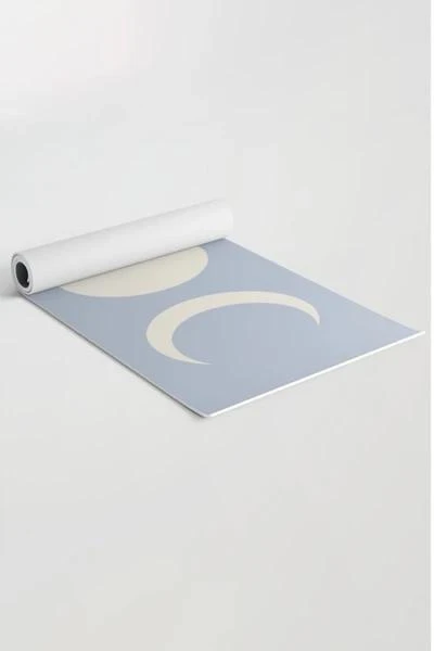 Deny Designs Colour Poems For Deny Moon Minimalism Yoga Mat 2