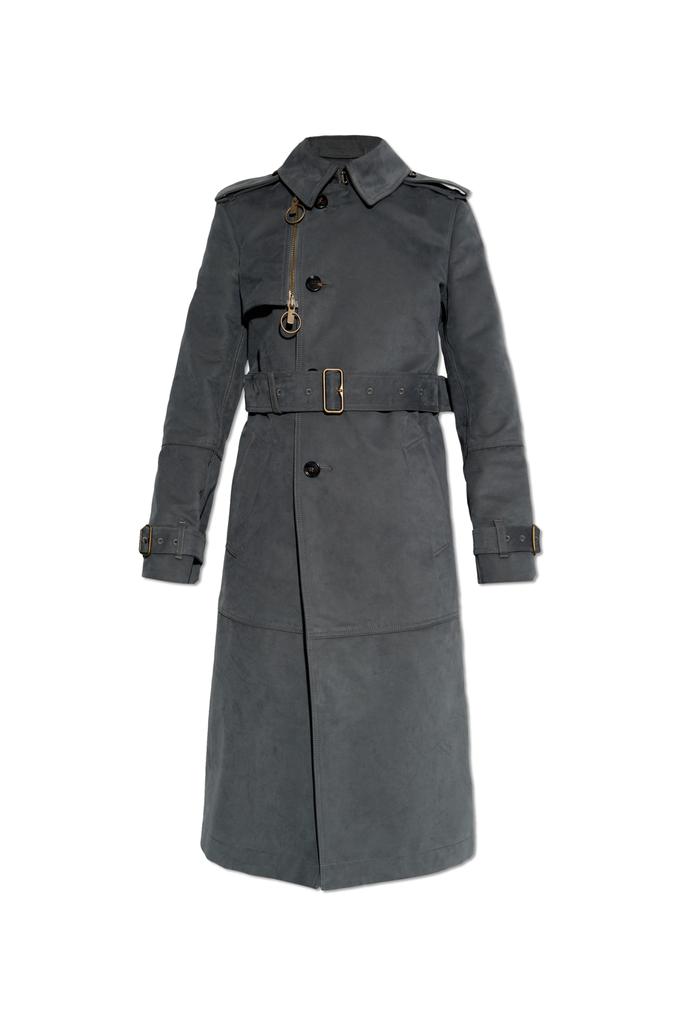 トレンチコート Burberry Khaki cotton blend trench coat (8099432 C1593) Burberry Long Cotton Trench Coat | Saks Fifth Avenue