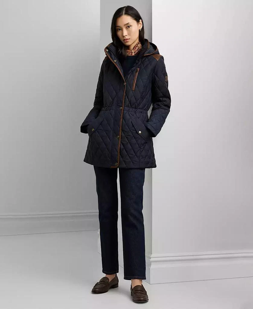 Ralph Lauren Women's Hooded Anorak Quilted Coat, P/XS-XX 5