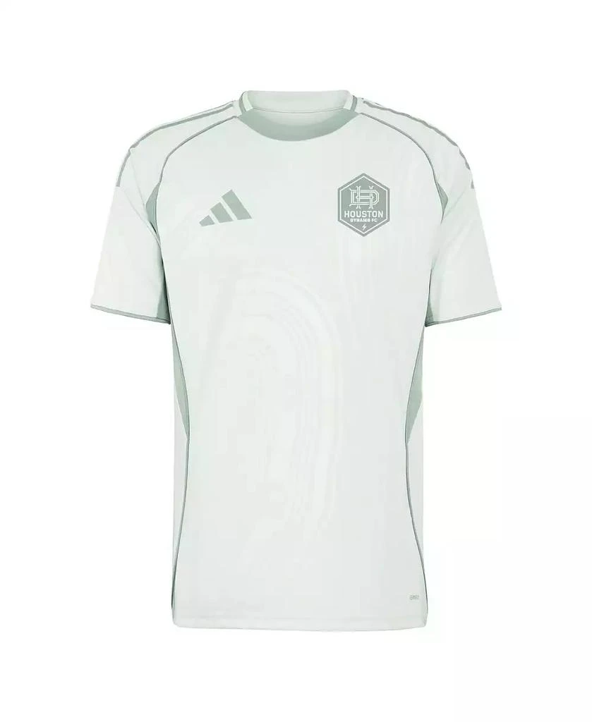 Adidas Men
s Light Green Houston Dynamo FC 2025 One Planet Pre-Match Jersey 2