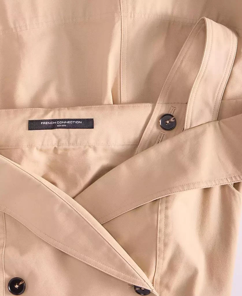 French Connection Women's Lightweight Trench Mini Dress 5