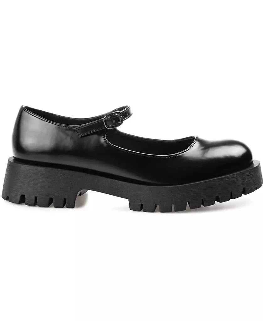 Journee Collection Women's Kamie Lug Sole Mary Jane Flats 2