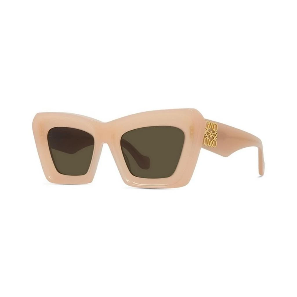 NEW LOEWE LW40145I 72E, CAT EYE WOMEN SUNGLASSES LOEWE Loewe LW40145I 72E Shiny Pink/Brown 52-21-140 Sunglasses New  main image 2