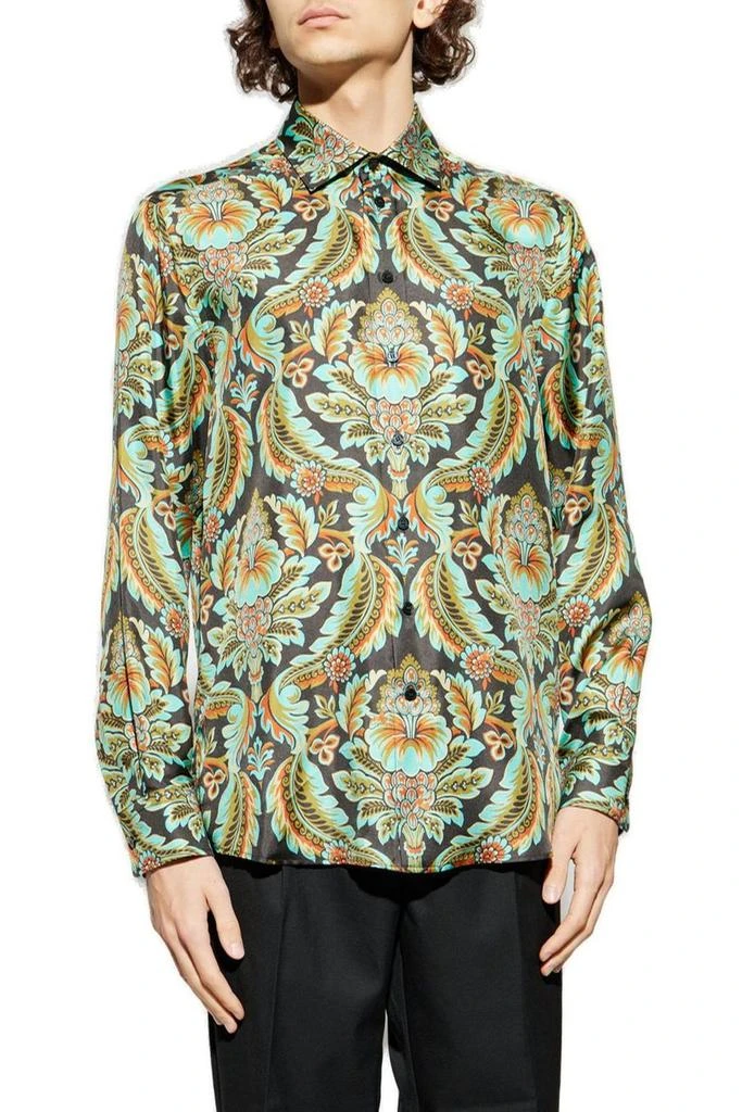 ETRO Etro Paisley Print Satin Shirt 2