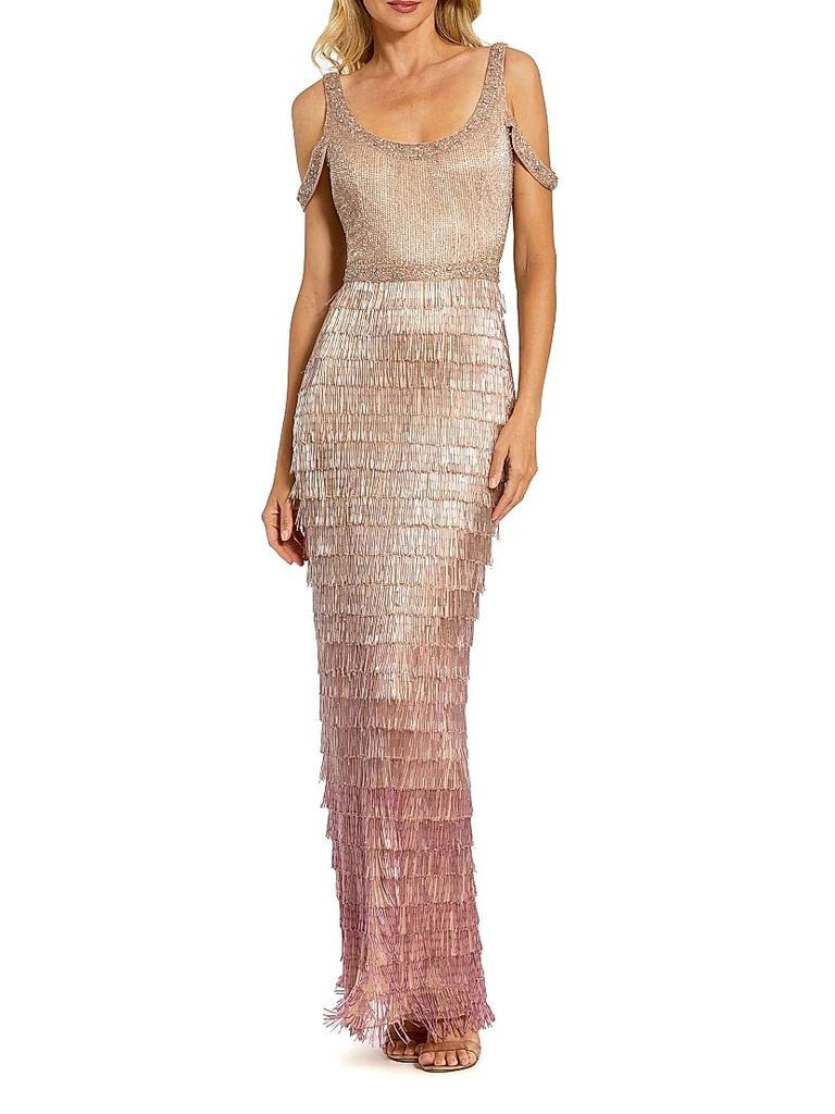 Mac Duggal Evening Beaded Body-Con Gown 1