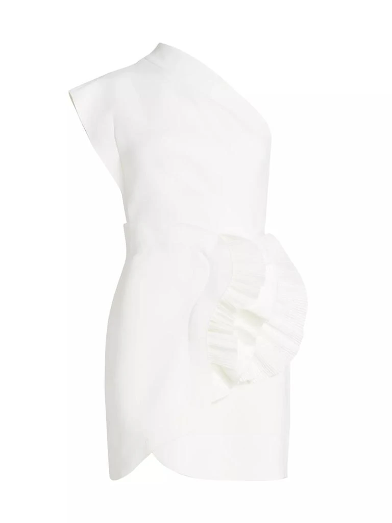 Acler Webster One-Shoulder Ruffled Minidress 1