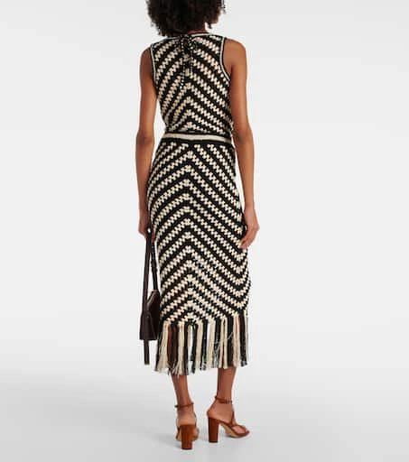 Zimmermann Halliday crochet cotton midi skirt 3
