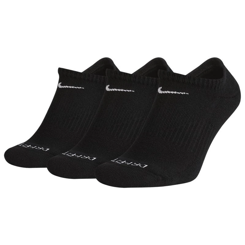 NIKE Nike 3 Pack Dri-FIT Plus No Show Socks - Men's 1
