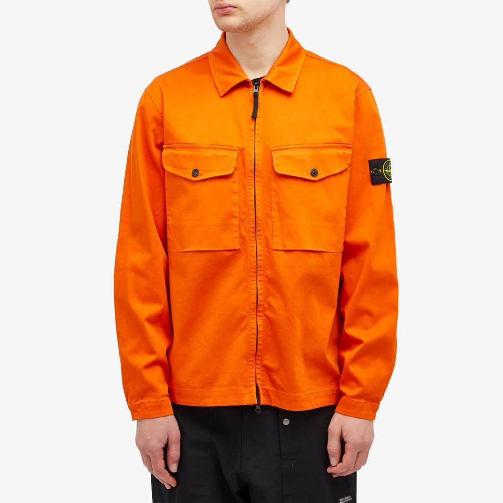 Stone Island Stone Island Stretch Cotton Double Pocket Shirt Jacket 2
