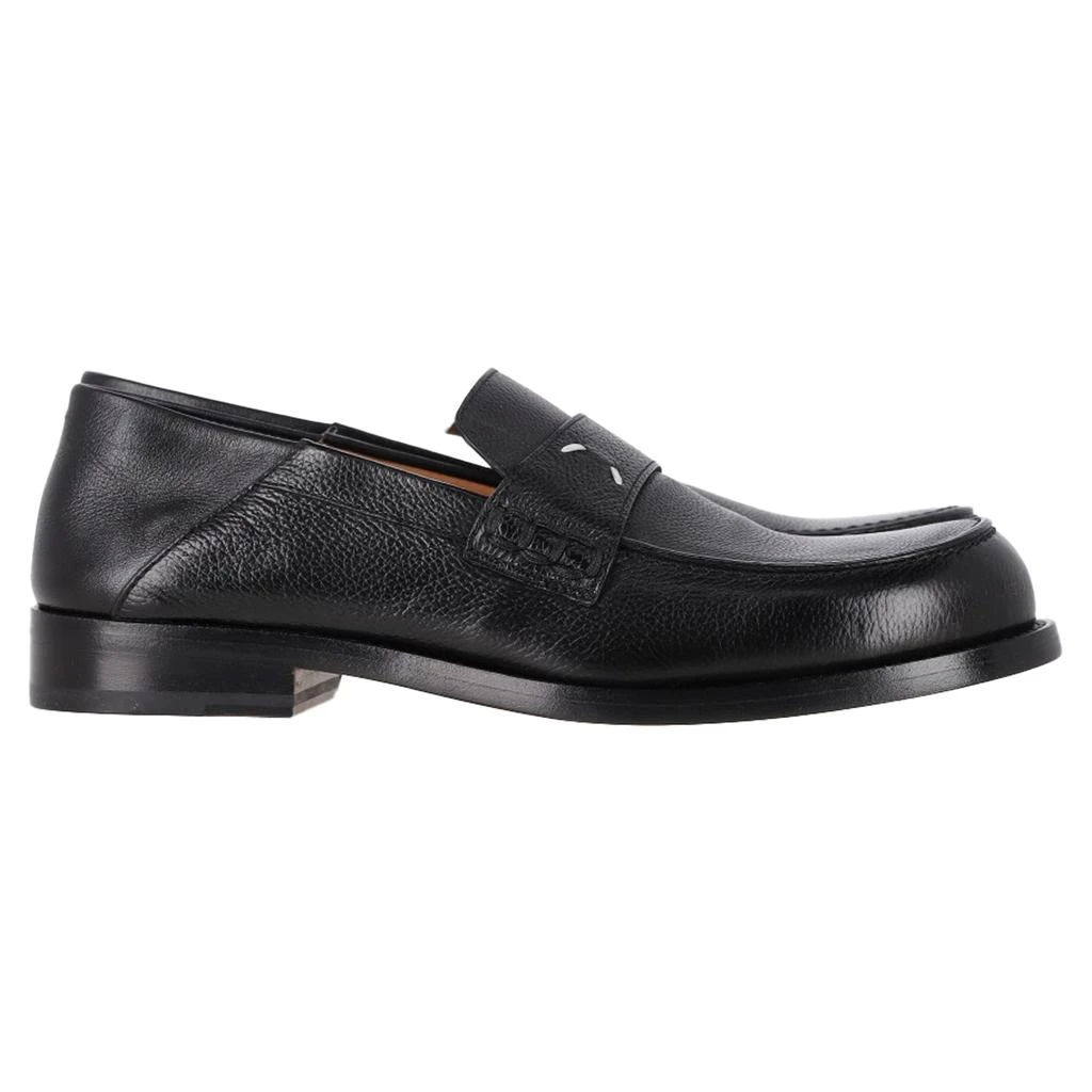 MAISON MARGIELA 4-Stitch Loafers in Black Leather 1